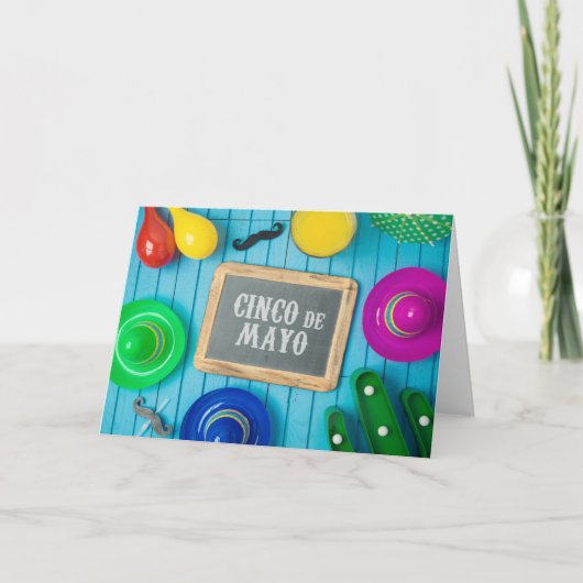 Happy Cinco De Mayo Day Cinco De Mayo Karte (Vorderseite)