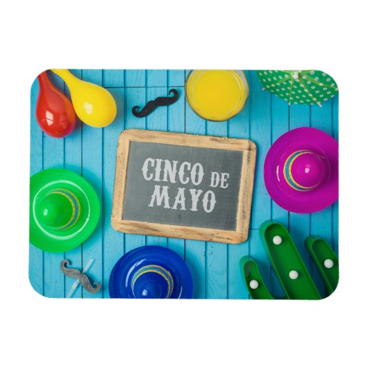 Happy Cinco De Mayo Day Cinco De Mayo Magnet (Horizontal)