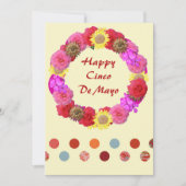Happy Cinco De Mayo Einladung (Vorderseite)