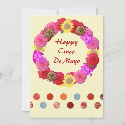 Happy Cinco De Mayo Einladung (Vorderseite)