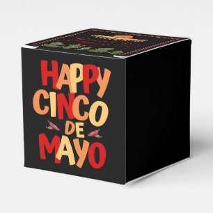 Happy Cinco De Mayo Favor Box Geschenkschachtel