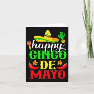 Happy Cinco De Mayo Fiesta Mexikanisches Party 5 D Karte