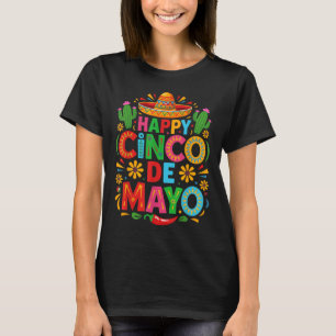Happy Cinco De Mayo Fiesta Mexikanisches Party Män T-Shirt
