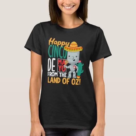 Happy Cinco de Mayo from down under T-Shirt (Vorderseite)
