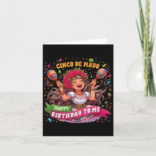 Happy Cinco de Mayo Geburtstag zu mir Mexikanische Karte