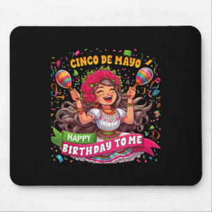 Happy Cinco de Mayo Geburtstag zu mir Mexikanische Mousepad