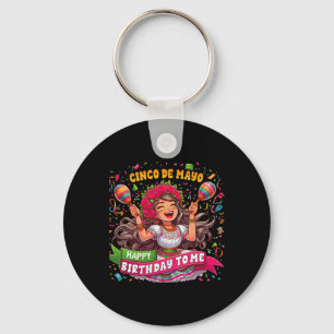 Happy Cinco de Mayo Geburtstag zu mir Mexikanische Schlüsselanhänger
