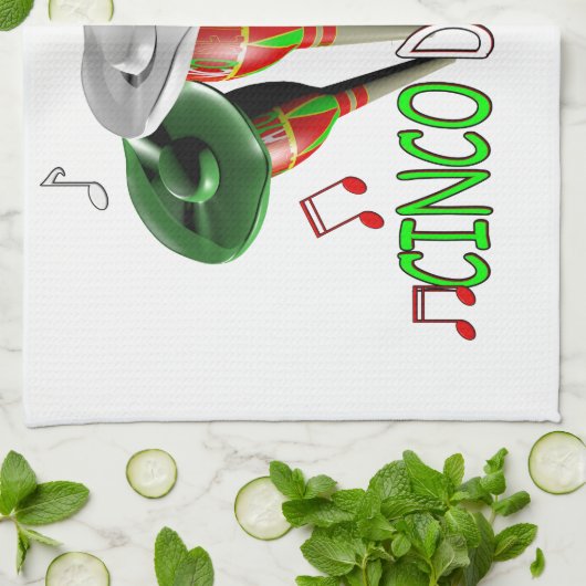 Happy Cinco de Mayo Geschirrtuch (Gefaltet)