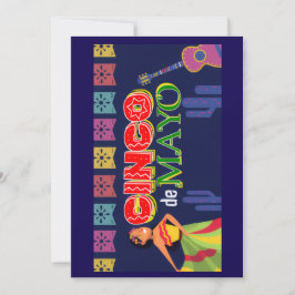 Happy Cinco de Mayo Greeting Card Feiertagskarte