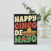 happy-cinco-de-mayo-mexican-festival-cinco-de-mayo postkarte (Stehend Vorderseite)