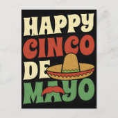 happy-cinco-de-mayo-mexican-festival-cinco-de-mayo postkarte (Vorderseite)