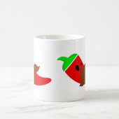 happy cinco de mayo mustache pepper funny kaffeetasse (Mittel)