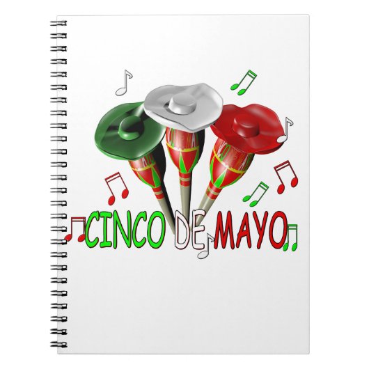 Happy Cinco de Mayo Notizblock (Vorderseite)