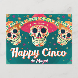 Happy Cinco de Mayo Postcard Feiertagspostkarte