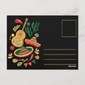Happy Cinco De Mayo Postkarte (Rückseite)