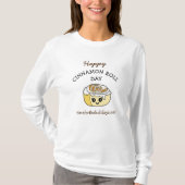Happy Cinnamon Roll Day 4. Oktober T-Shirt (Vorderseite)