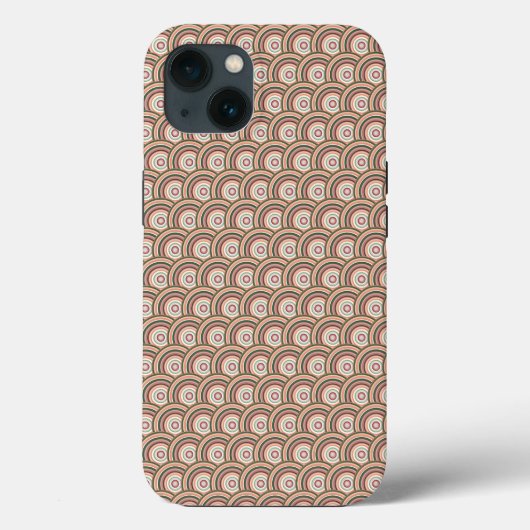 Happy Circles Case-Mate iPhone Hülle (Rückseite)