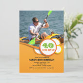 Happy Circles Foto Einladung (Stehend Vorderseite)