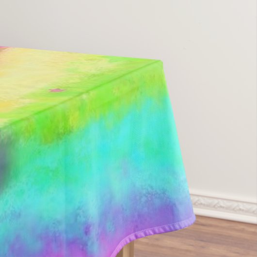 Happy Circus Acrobat Piggy Cyclist Licks Lollipop Tischdecke (Beispiel)