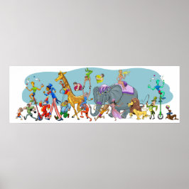 Happy Circus kommt in die Stadt Poster