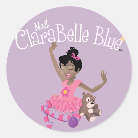Happy ClaraBelle Sticker (Vorderseite)