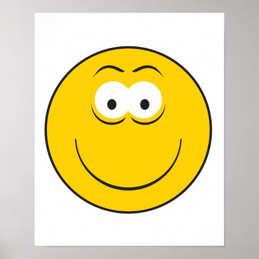 Happy Classic Face Poster (Vorne)