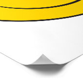 Happy Classic Face Poster (Ecke)