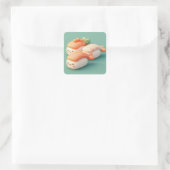 Happy Clay Sushi Trio Aufkleber (Tasche)