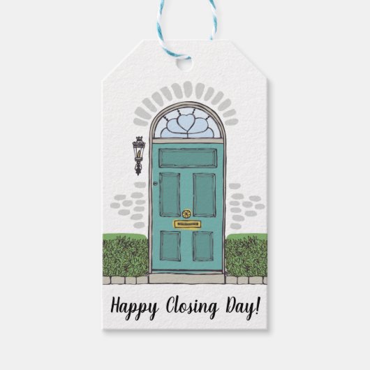Happy Closing Day Geschenkanhänger (Vorderseite)