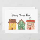 Happy Closing Day Real Anwesen Client Wertschätzun (Vorne/Hinten)