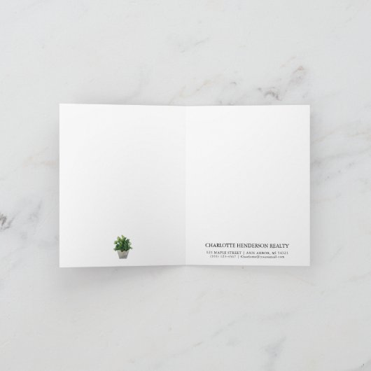 Happy Closing Day Real Anwesen Client Wertschätzun (Innenseite)