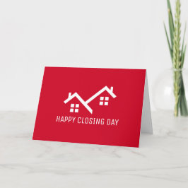 Happy Closing Day Real Anwesen Modernes Red Zuhaus