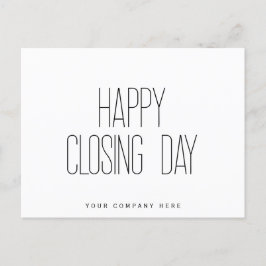Happy Closing Day Real Anwesen Postkarte