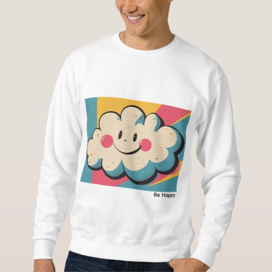 Happy Cloud Sweatshirt (Vorderseite)