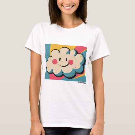 Happy Cloud T-Shirt (Vorderseite)