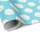 Happy Clouds Geschenkpapier (Rolleneckpunkt)