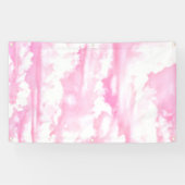Happy Clouds Pink Display Banner (Horizontal)