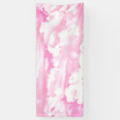 Happy Clouds Pink Display Banner (Vertikal)