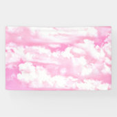 Happy Clouds Pink Display Banner (Horizontal)