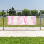 Happy Clouds Pink Display Banner (Insitu)