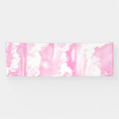 Happy Clouds Pink Display Banner (Horizontal)