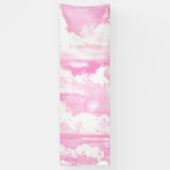 Happy Clouds Pink Display Banner (Vertikal)