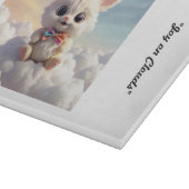 "Happy Cloudwhiskers Zuhause" Schneidebrett (Ecke)