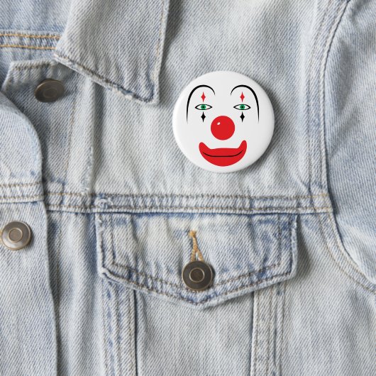 Happy Clown Face Button (Beispiel)