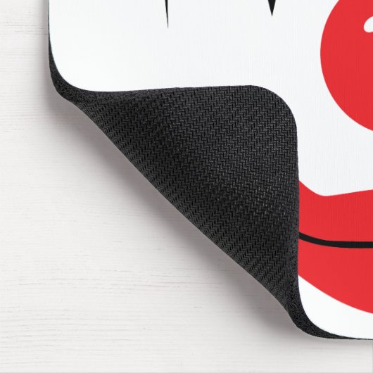 Happy Clown Face Mousepad (Ecke)