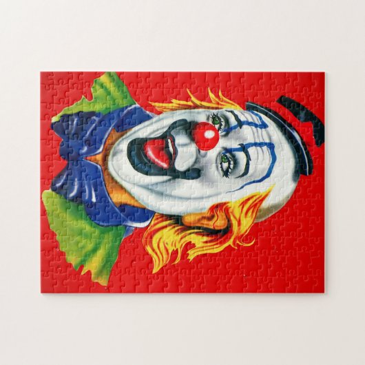 Happy Clown Face Puzzle (Horizontal)