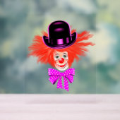 Happy Clown Funny Acrylic Sign Acrylschild (Neutral)