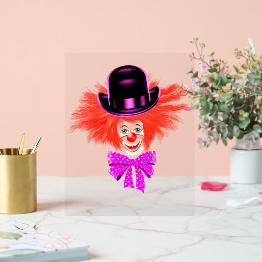 Happy Clown Funny Acrylic Sign Acrylschild (Hochzeit)