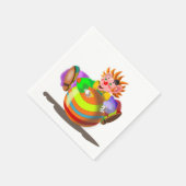Happy Clown Napkins Circus Serviette (Ecke)