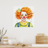 Happy Clown Poster (Küche)